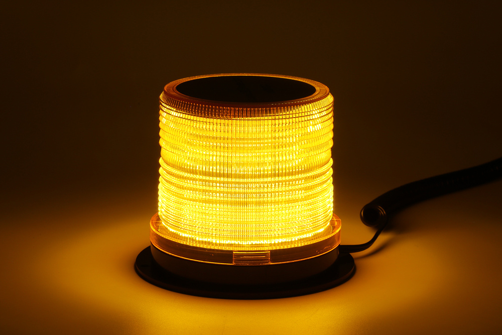 LED Warnlicht Blitzleuchte rot mit Magnet - HORNBACH