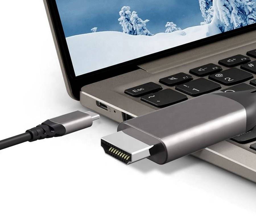 HT-2M, USB-C (Tipo C) - Cable/Adaptador HDMI, MHL, 4K